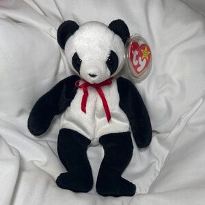 Ty Classic Panda Plush - Black and White